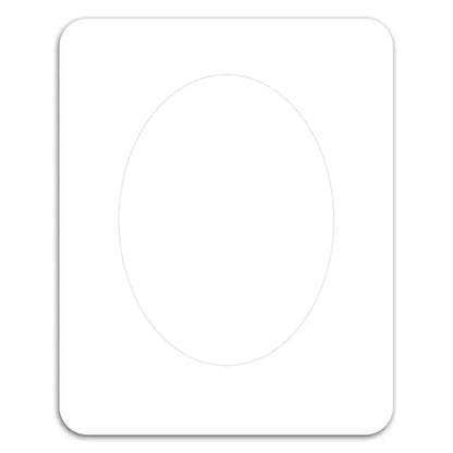Oval Punch Out Picture Frame Magnet