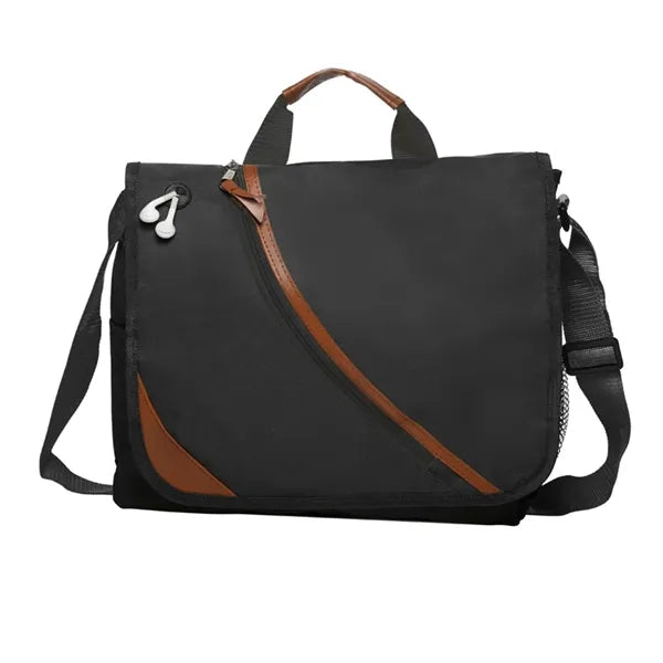 Promotional Laptop Messenger Bag W/ Shoulder Strap