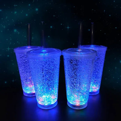 LED 16 oz Crystal Tumbler