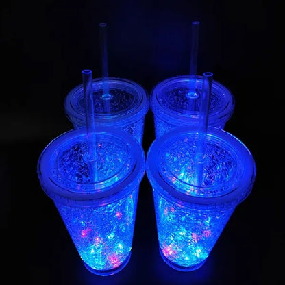 LED 16 oz Crystal Tumbler