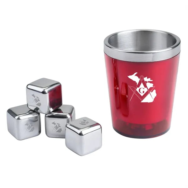 Whisky Cubes and Tumbler Gift Set