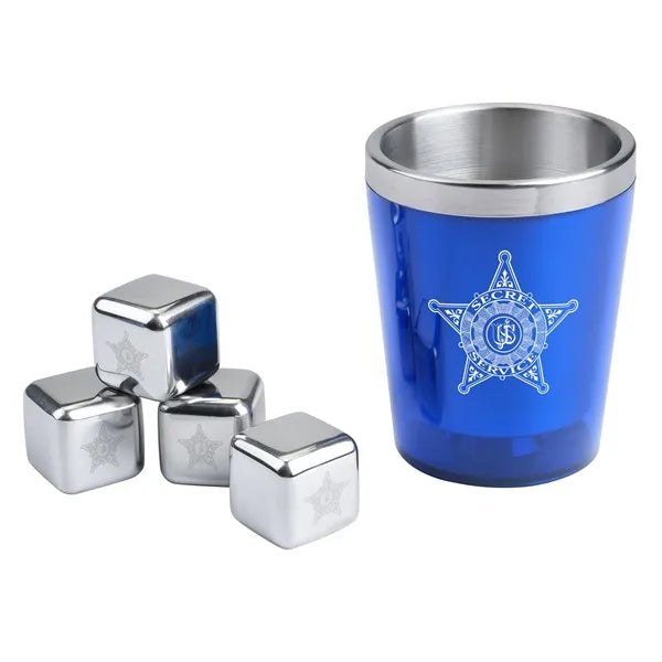 Whisky Cubes and Tumbler Gift Set