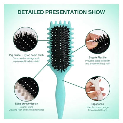 Curly Hair Brush Defining
