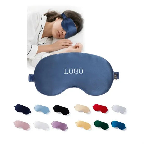 Silk Eye Mask for Sleeping with Adjustable Strap