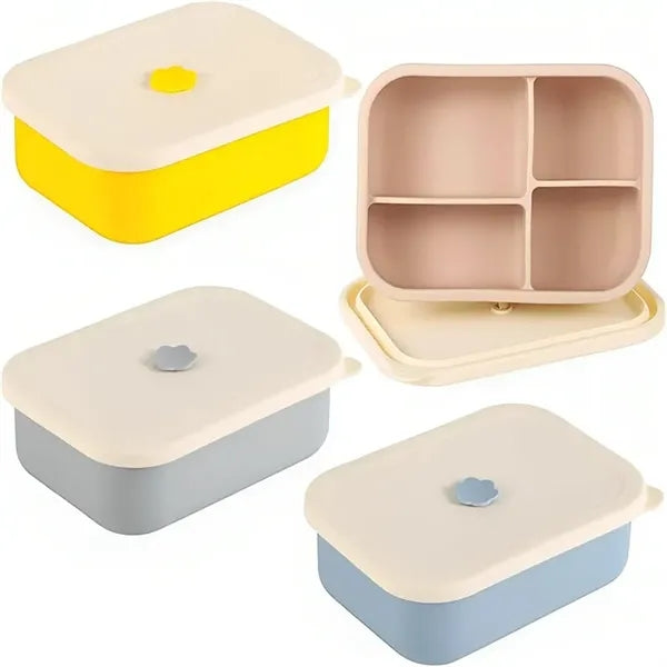 Homaisson 4 PCS Silicone Bento Boxes