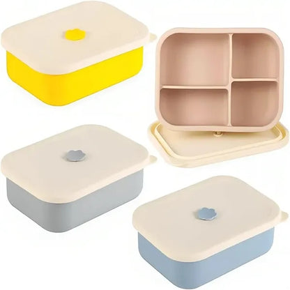 Homaisson 4 PCS Silicone Bento Boxes