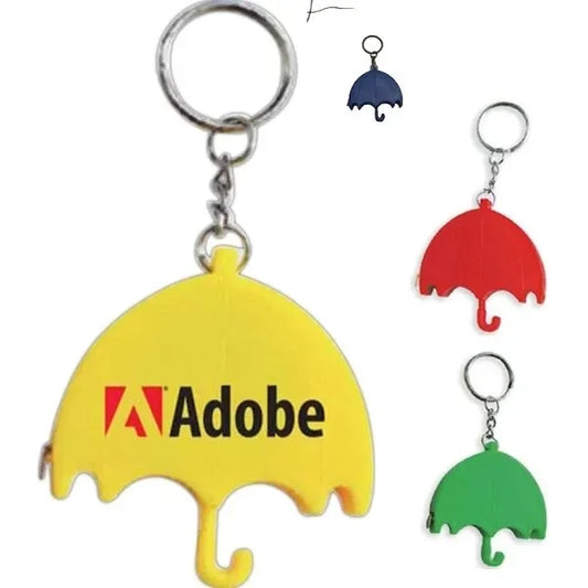 Umbrella Shape Tape Measure w/Key Chain