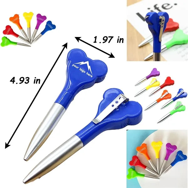 Colorful Heart Shaped Measuring Tape Ballpoint Pen