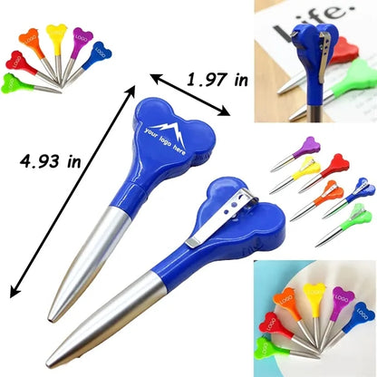 Colorful Heart Shaped Measuring Tape Ballpoint Pen