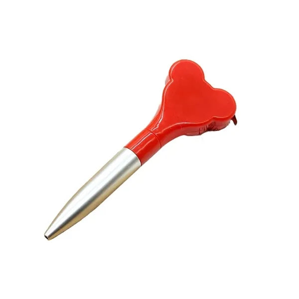 Colorful Heart Shaped Measuring Tape Ballpoint Pen