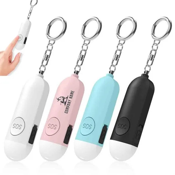 Emergency Alarm Keychain With Led