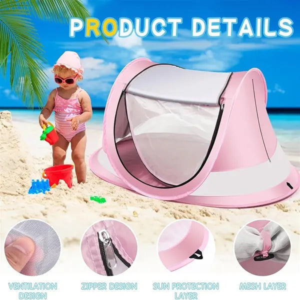 Sun Shade Baby Beach Tent w/ Mosquito Net