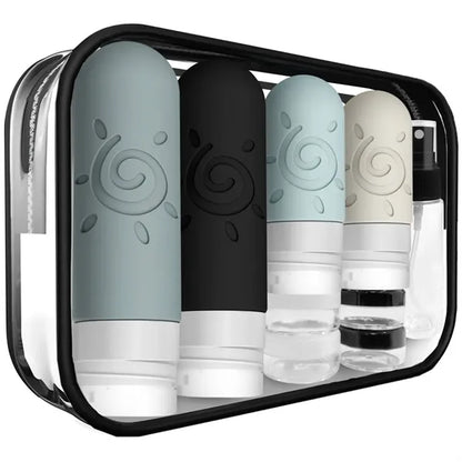 17 Pack Leakproof Silicone Travel Bottles Set