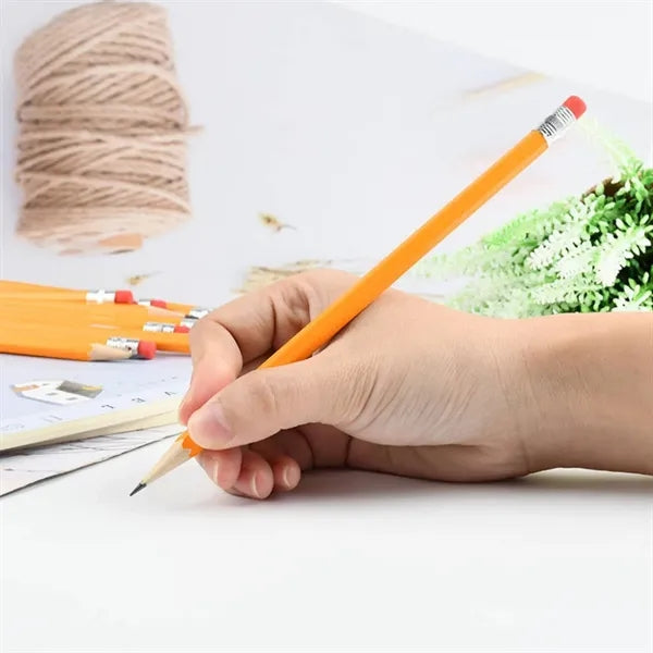 Multifunction Writing Wooden HB Pencils w/ Eraser