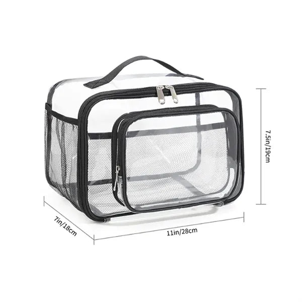 Clear PVC Travel Cosmetic Toiletry Bag