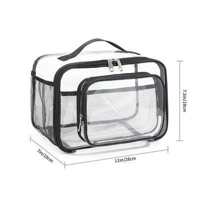 Clear PVC Travel Cosmetic Toiletry Bag