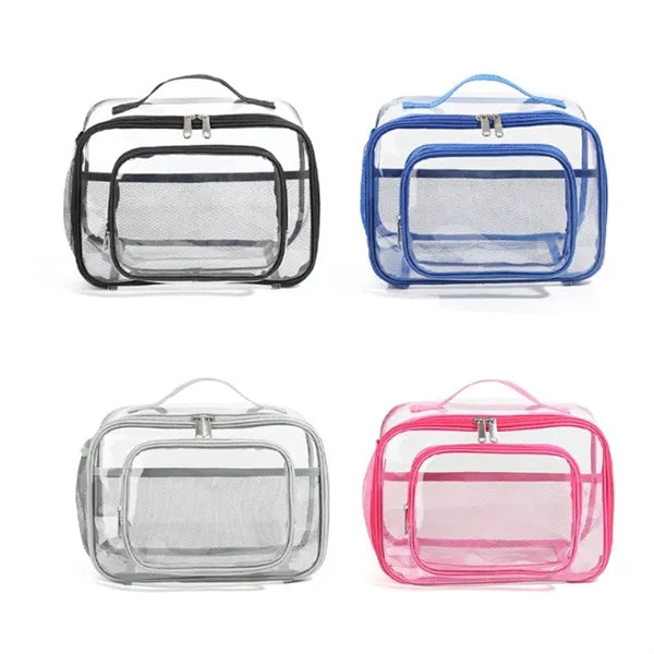 Clear PVC Travel Cosmetic Toiletry Bag