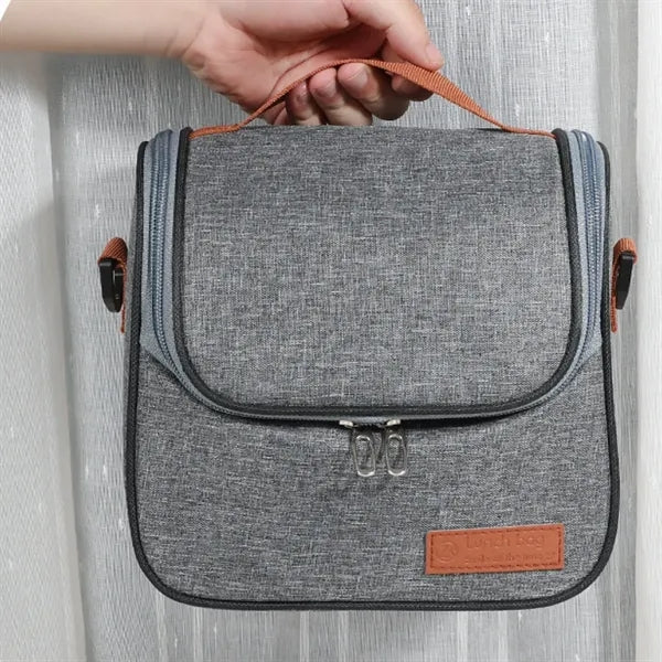 Insulated Lunch Bag with Shoulder Strap Tote