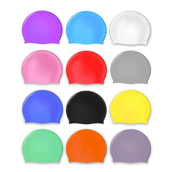 Unisex Silicone Swim Caps