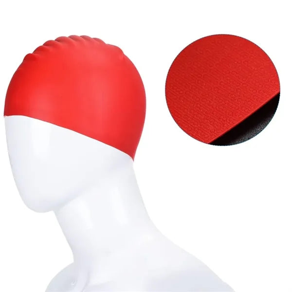Unisex Silicone Swim Caps