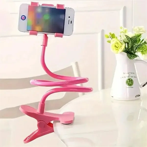 Flexible Gooseneck Phone Holder Clip Mount