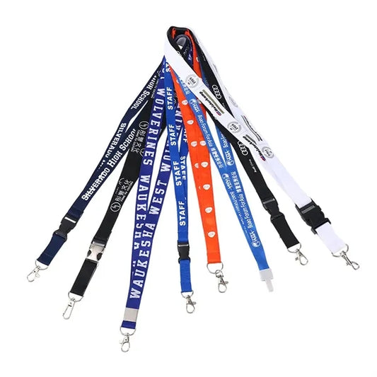 Custom Buckle Release Polyester Lanyard