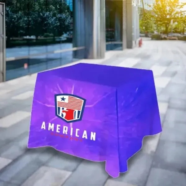 Custom Square Table Covers - Full Color
