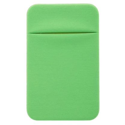 Knit Fabric Stick-On Phone Wallet