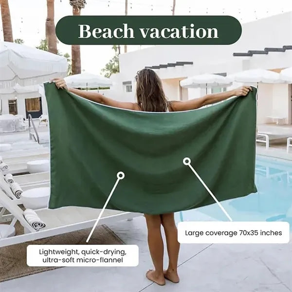 Outdoor Magnetic Beach Towel