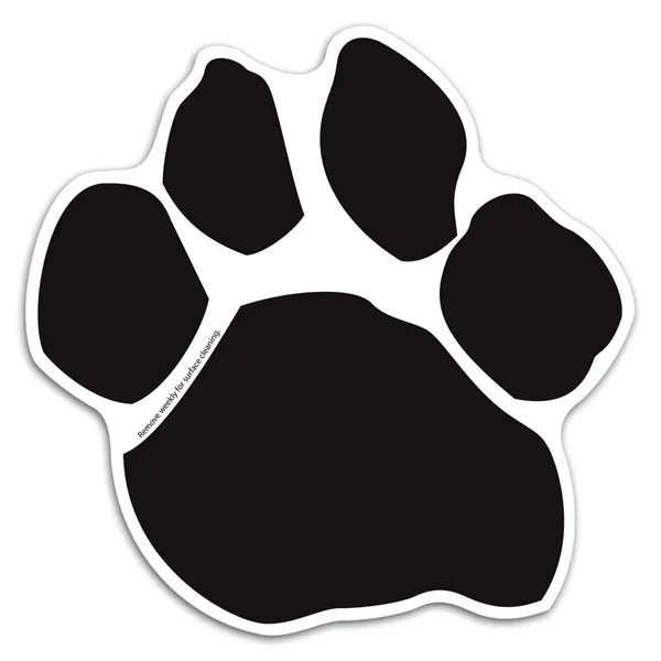 Small Paw Print Car Sign Magnet