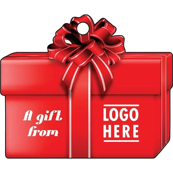 1/4" Recycled Wood Ornaments-Red Box