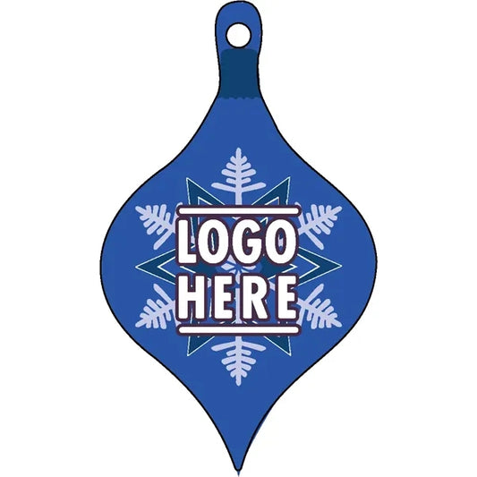 1/4" Recycled Wood Ornaments-Ornament 1 - Blue