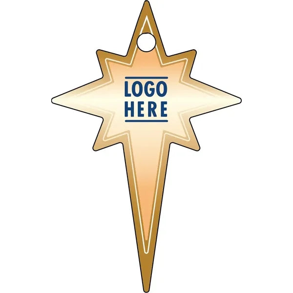 1/4" Recycled Wood Ornaments-Long Star
