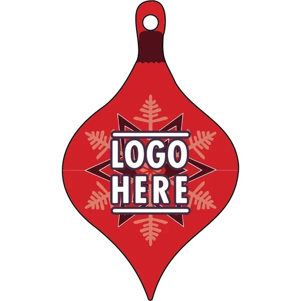 1/4" Recycled Wood Ornaments-Ornament 1 - Red