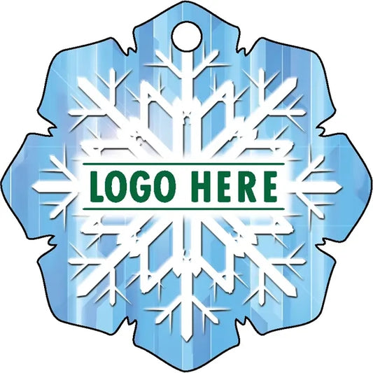 1/4" Recycled Wood Ornaments-Snowflake 4
