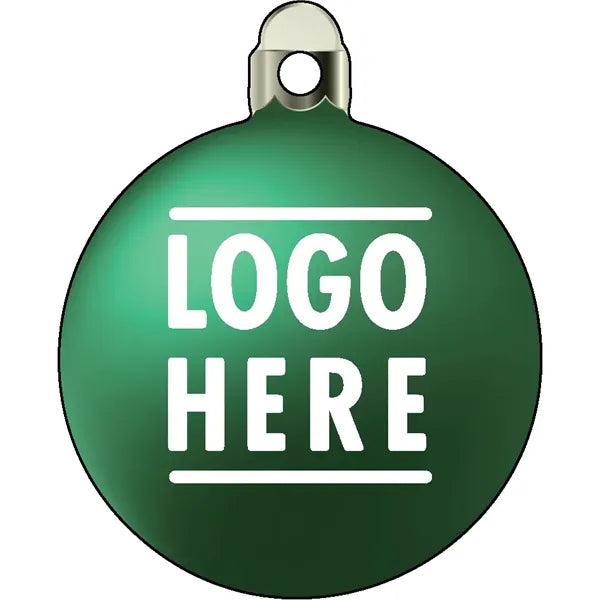 1/4" Recycled Wood Ornaments-Bulb 1 - Green