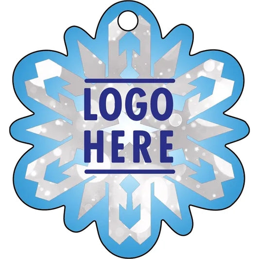 1/4" Recycled Wood Ornaments-Snowflake 3