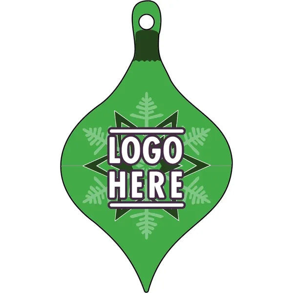 1/4" Recycled Wood Ornaments-Ornament 1 - Green