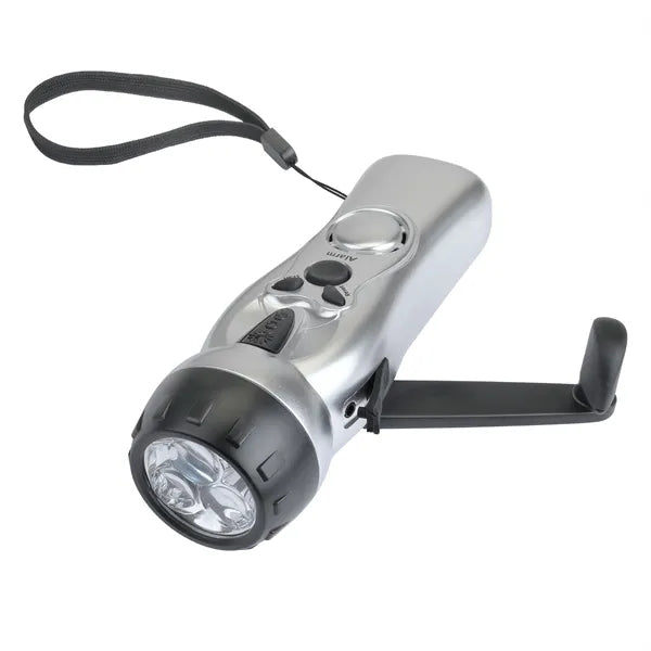 Emergency Flashlight w/ Radio & Charger