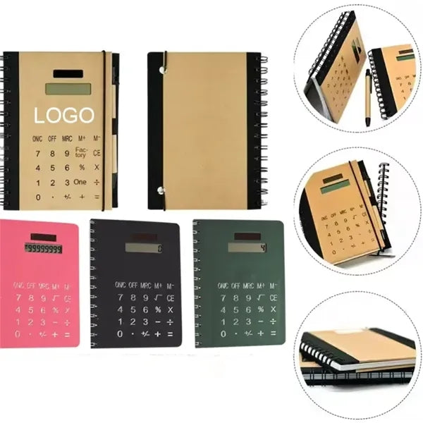 Ultra-Slim Mouse Pad with Integrated Solar Calculator