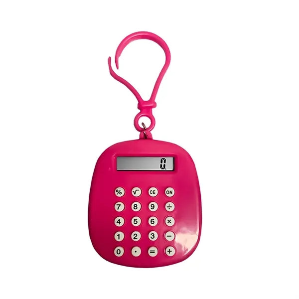 Small Electronic Calculator Keychain