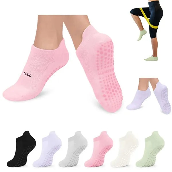 Ankle Grippy Cotton Socks