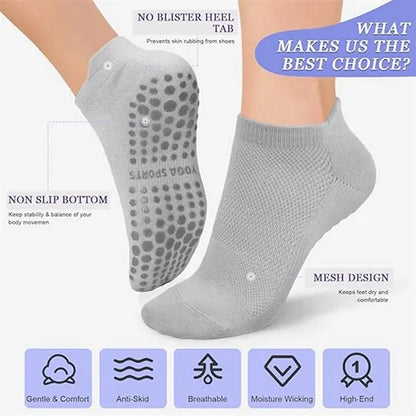 Ankle Grippy Cotton Socks