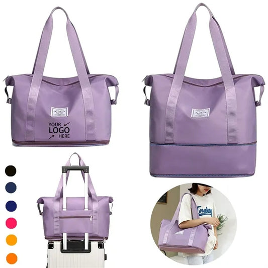 Large Capacity Expandable Sports Gym Duffel Bag