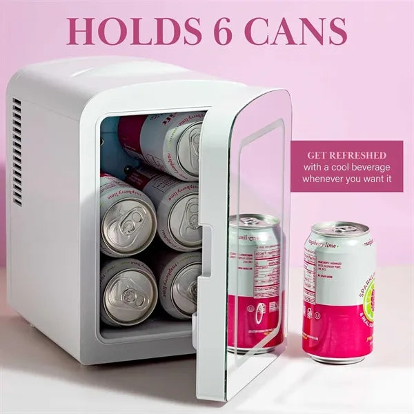4L Thermoelectric Mini Fridge with LED Mirror