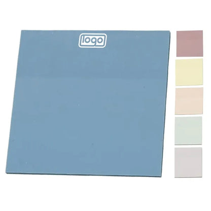 50 Sheets 3x3in PET Translucent Sticky Notes