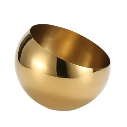 Stainless Steel Slant Cut Bowl