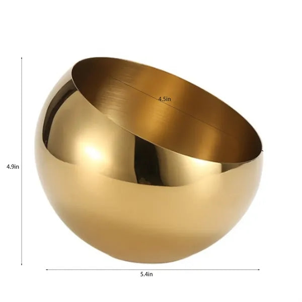 Stainless Steel Slant Cut Bowl