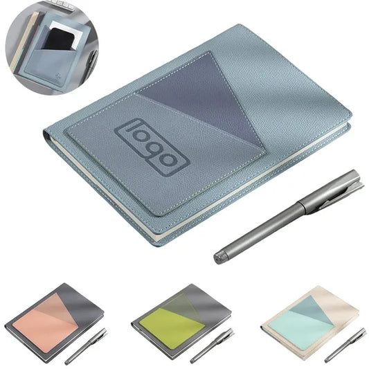 A5 Multi Function PU Leather Slip Pocket Notebooks w/ Pen
