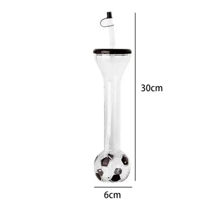Football Base Tumbler with Straw for Sports